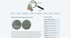 Desktop Screenshot of bowiecoinclub.com